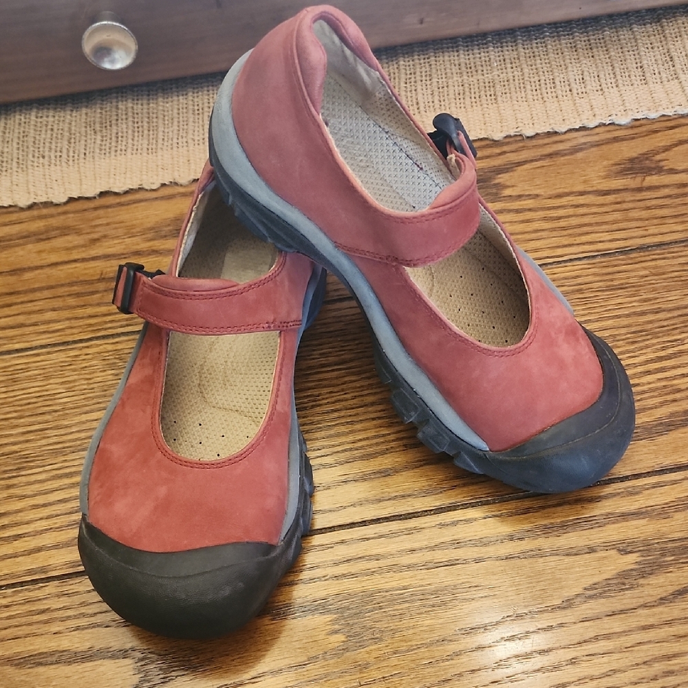 Keen Red Mary Jane Shoes